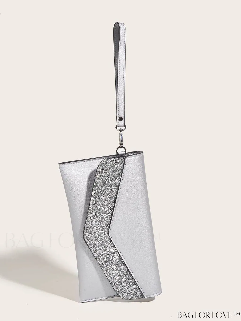 BagForLove - Stylish PU Envelope Clutch: Womens Fashion Wristlet
