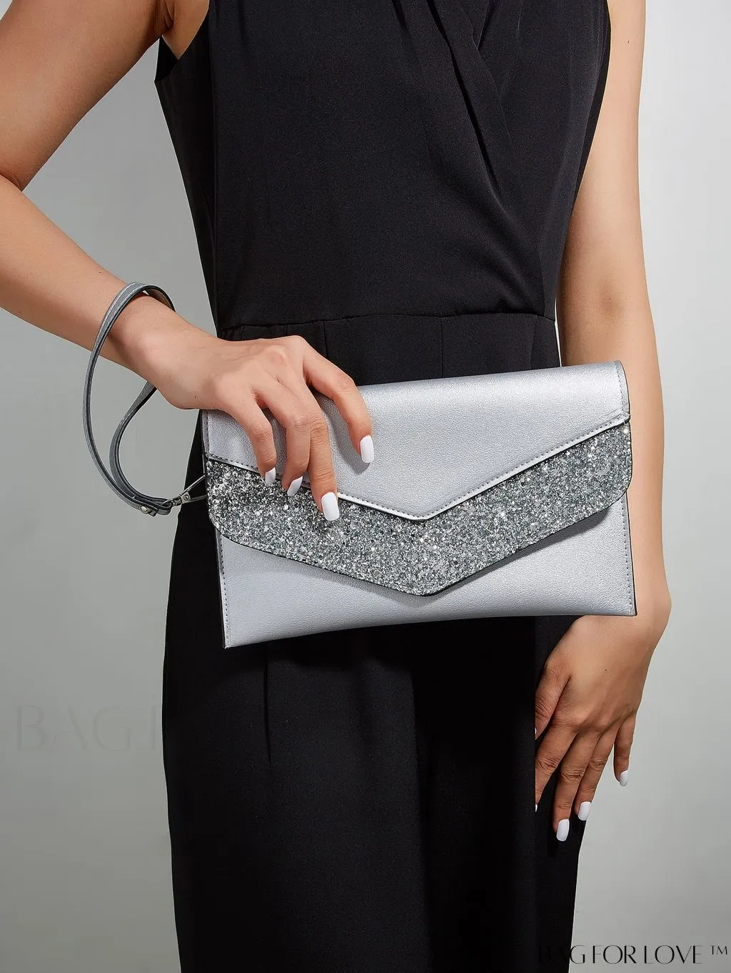 BagForLove - Stylish PU Envelope Clutch: Womens Fashion Wristlet