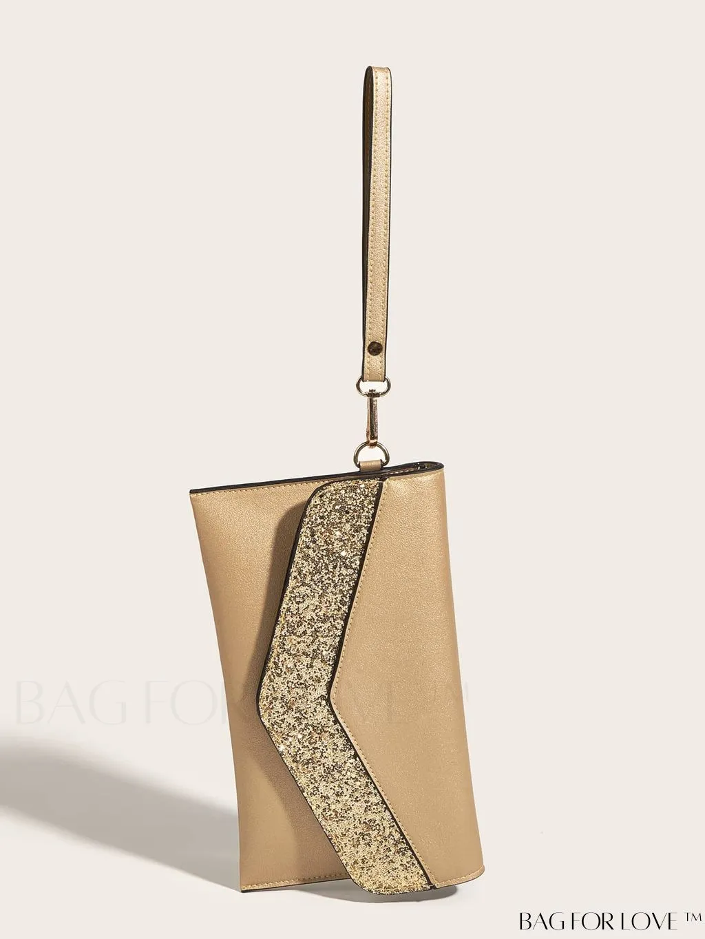 BagForLove - Stylish PU Envelope Clutch: Womens Fashion Wristlet