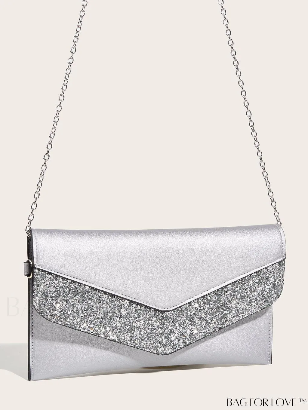 BagForLove - Stylish PU Envelope Clutch: Womens Fashion Wristlet