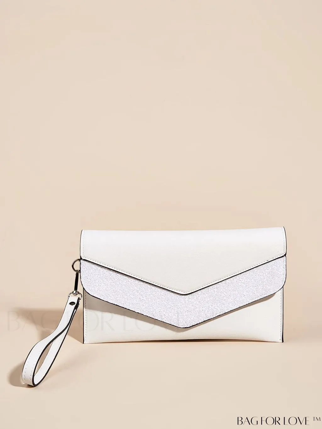 BagForLove - Stylish PU Envelope Clutch: Womens Fashion Wristlet