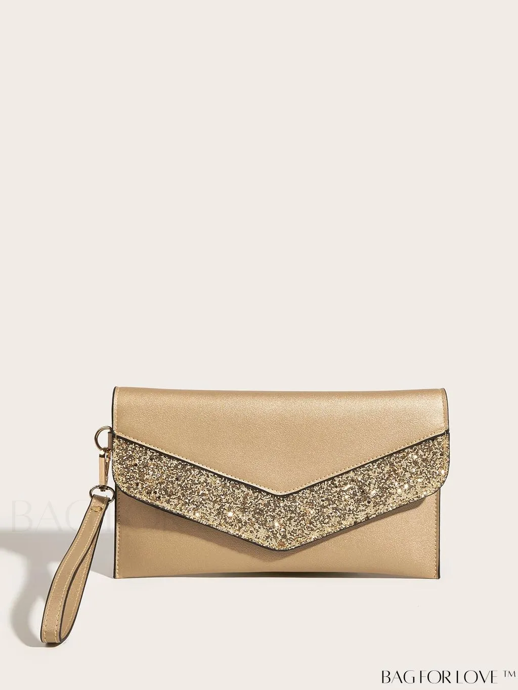 BagForLove - Stylish PU Envelope Clutch: Womens Fashion Wristlet