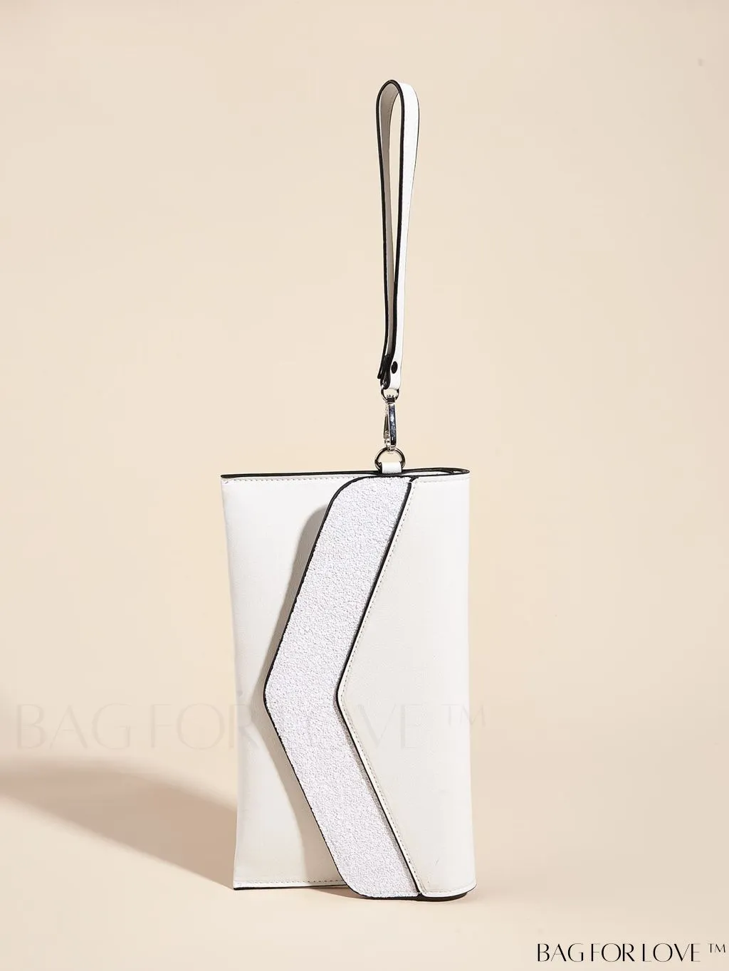 BagForLove - Stylish PU Envelope Clutch: Womens Fashion Wristlet