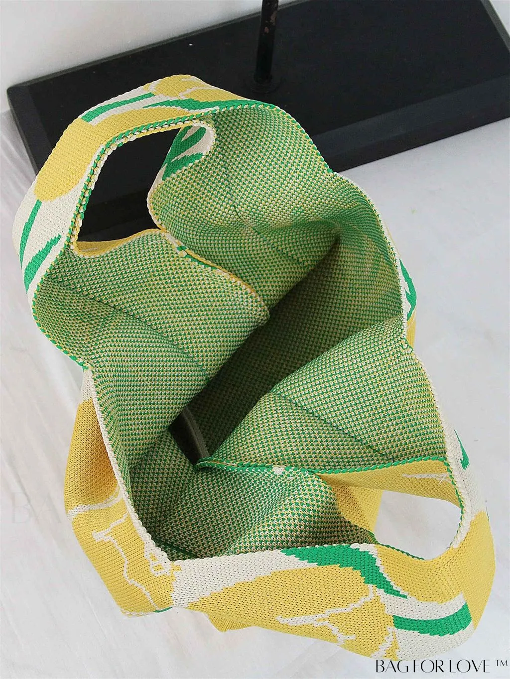 BagForLove - Stylish Striped Knitted Handbag: Colorful and Unique Pattern, Perfect for Beach Vacation, Womens Fashion