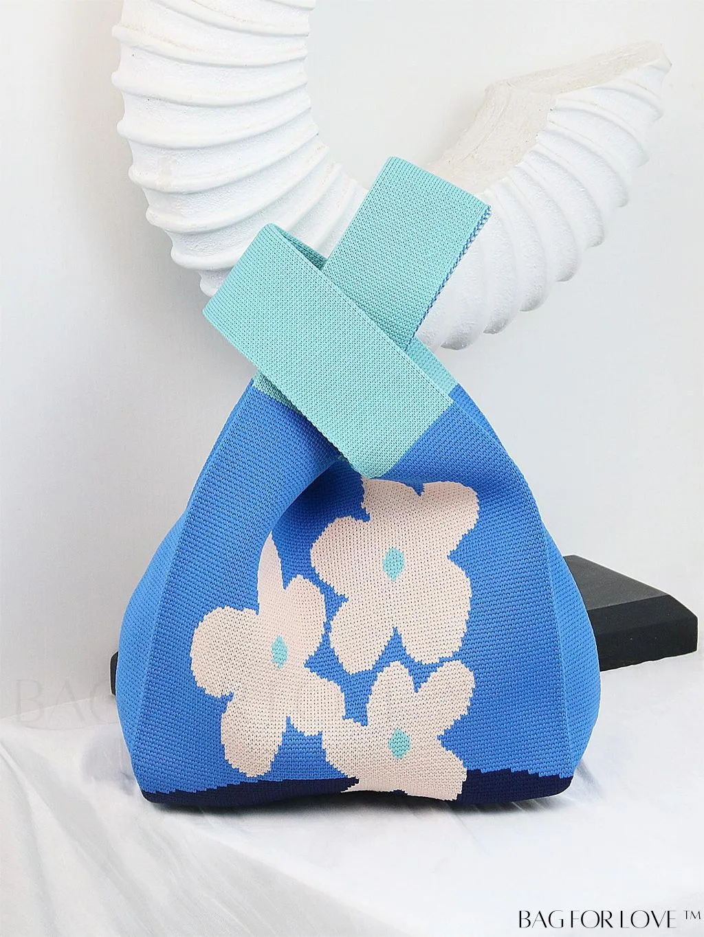BagForLove - Stylish Striped Knitted Handbag: Colorful and Unique Pattern, Perfect for Beach Vacation, Womens Fashion