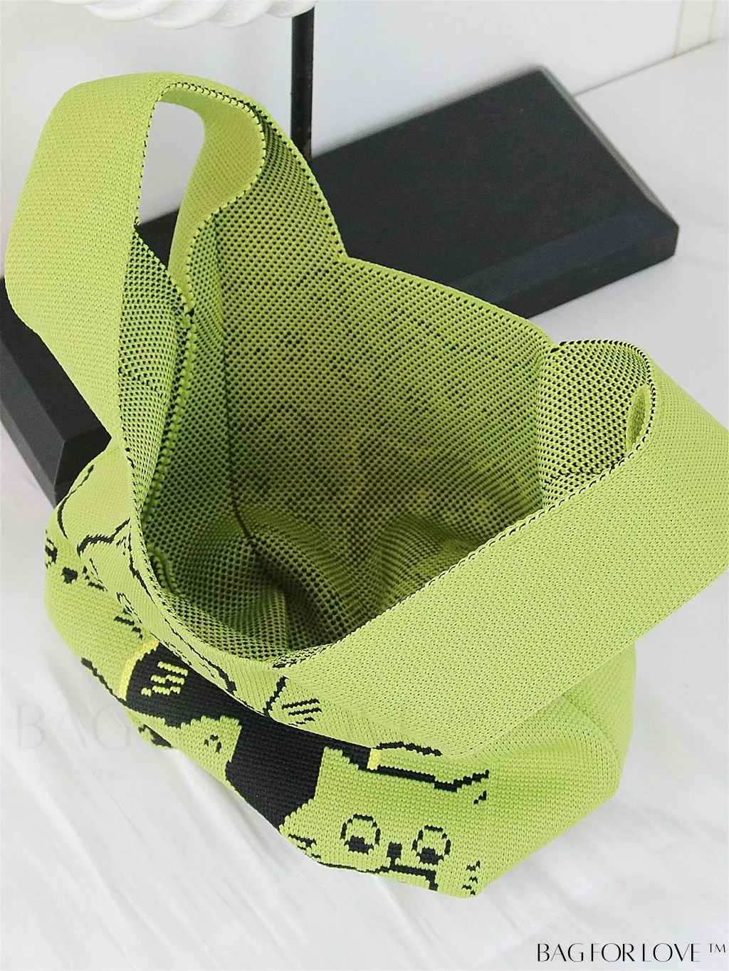 BagForLove - Stylish Striped Knitted Handbag: Colorful and Unique Pattern, Perfect for Beach Vacation, Womens Fashion