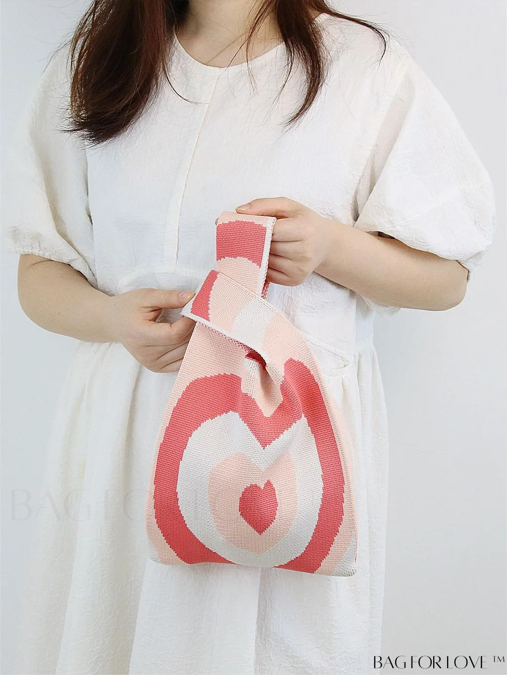 BagForLove - Stylish Striped Knitted Handbag: Colorful and Unique Pattern, Perfect for Beach Vacation, Womens Fashion