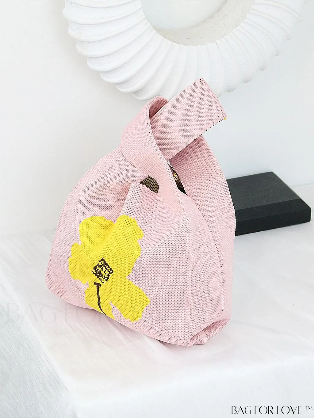 BagForLove - Stylish Striped Knitted Handbag: Colorful and Unique Pattern, Perfect for Beach Vacation, Womens Fashion