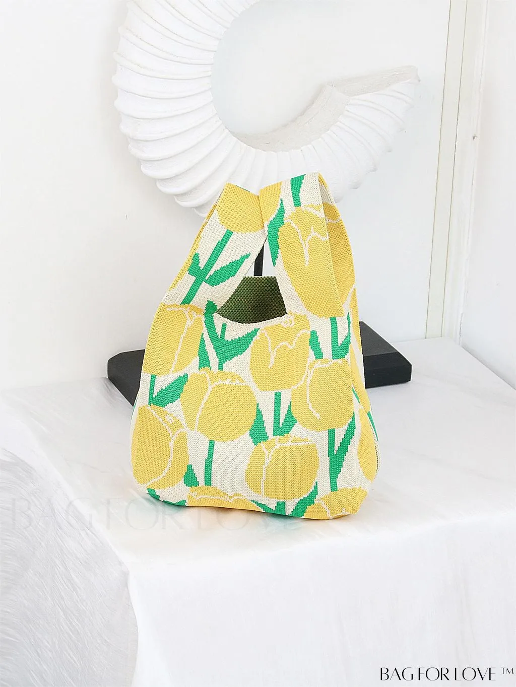 BagForLove - Stylish Striped Knitted Handbag: Colorful and Unique Pattern, Perfect for Beach Vacation, Womens Fashion