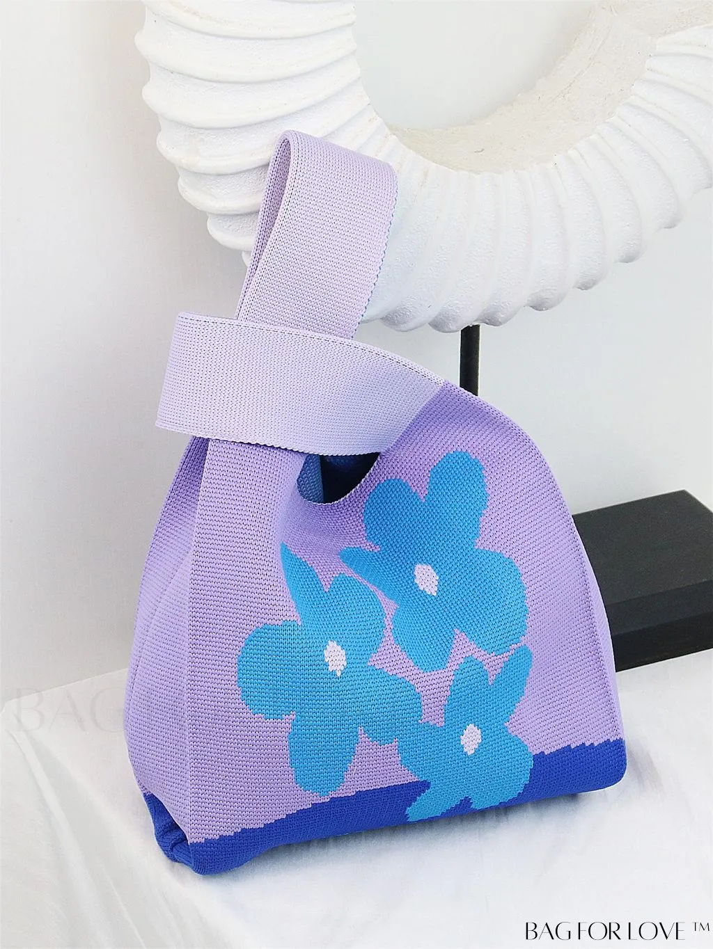 BagForLove - Stylish Striped Knitted Handbag: Colorful and Unique Pattern, Perfect for Beach Vacation, Womens Fashion