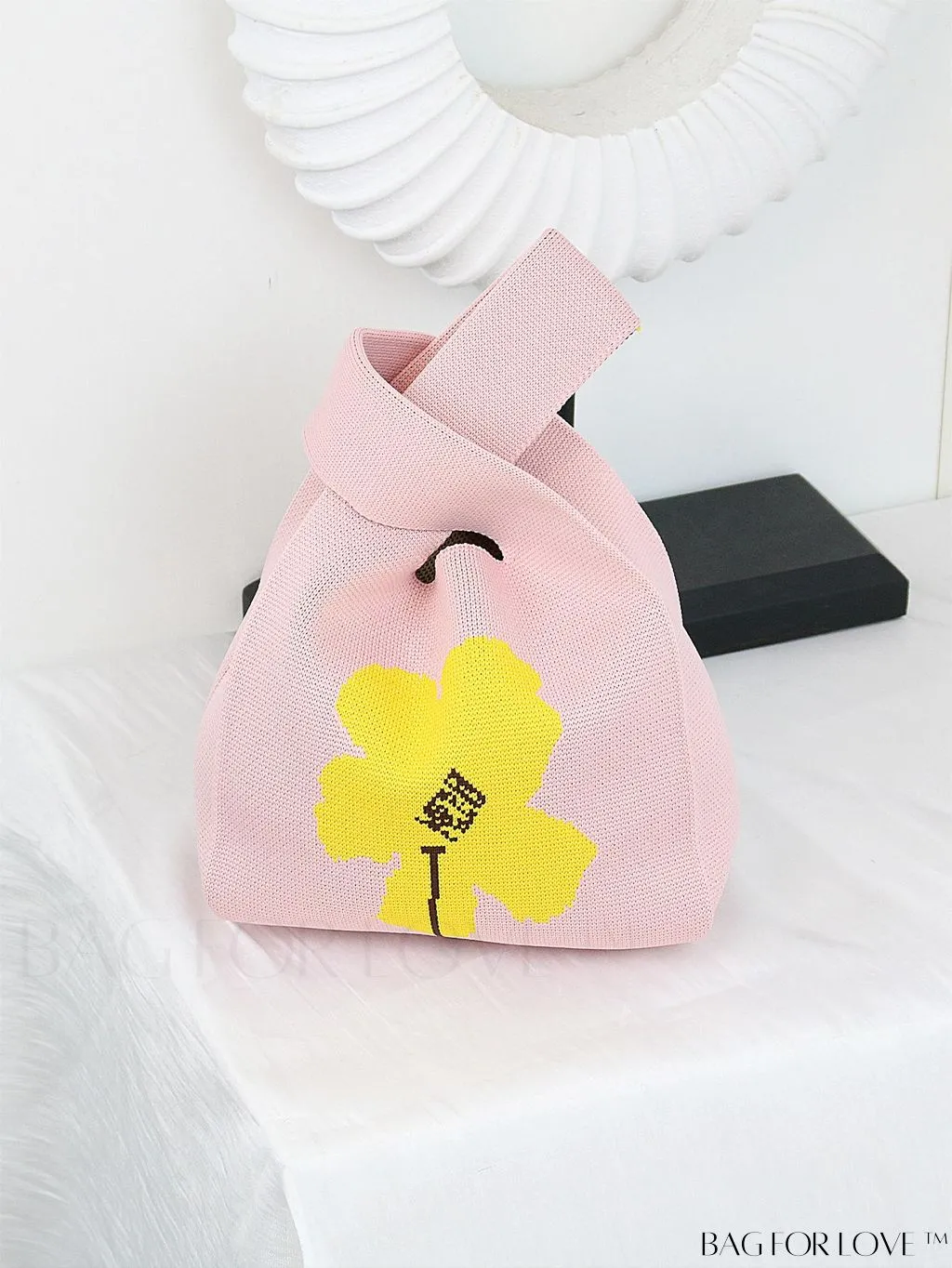 BagForLove - Stylish Striped Knitted Handbag: Colorful and Unique Pattern, Perfect for Beach Vacation, Womens Fashion