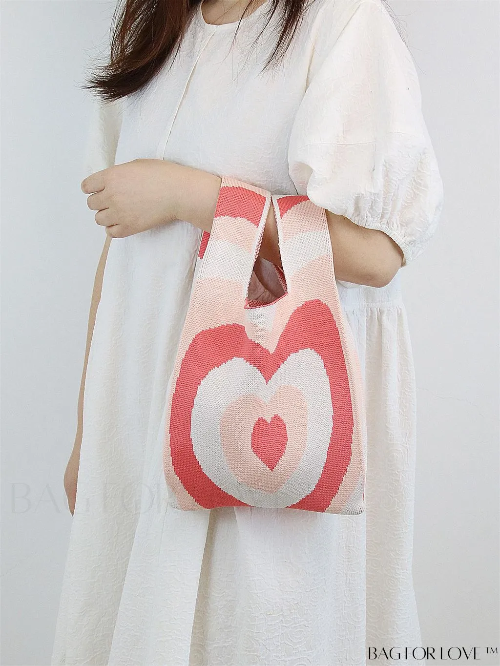 BagForLove - Stylish Striped Knitted Handbag: Colorful and Unique Pattern, Perfect for Beach Vacation, Womens Fashion