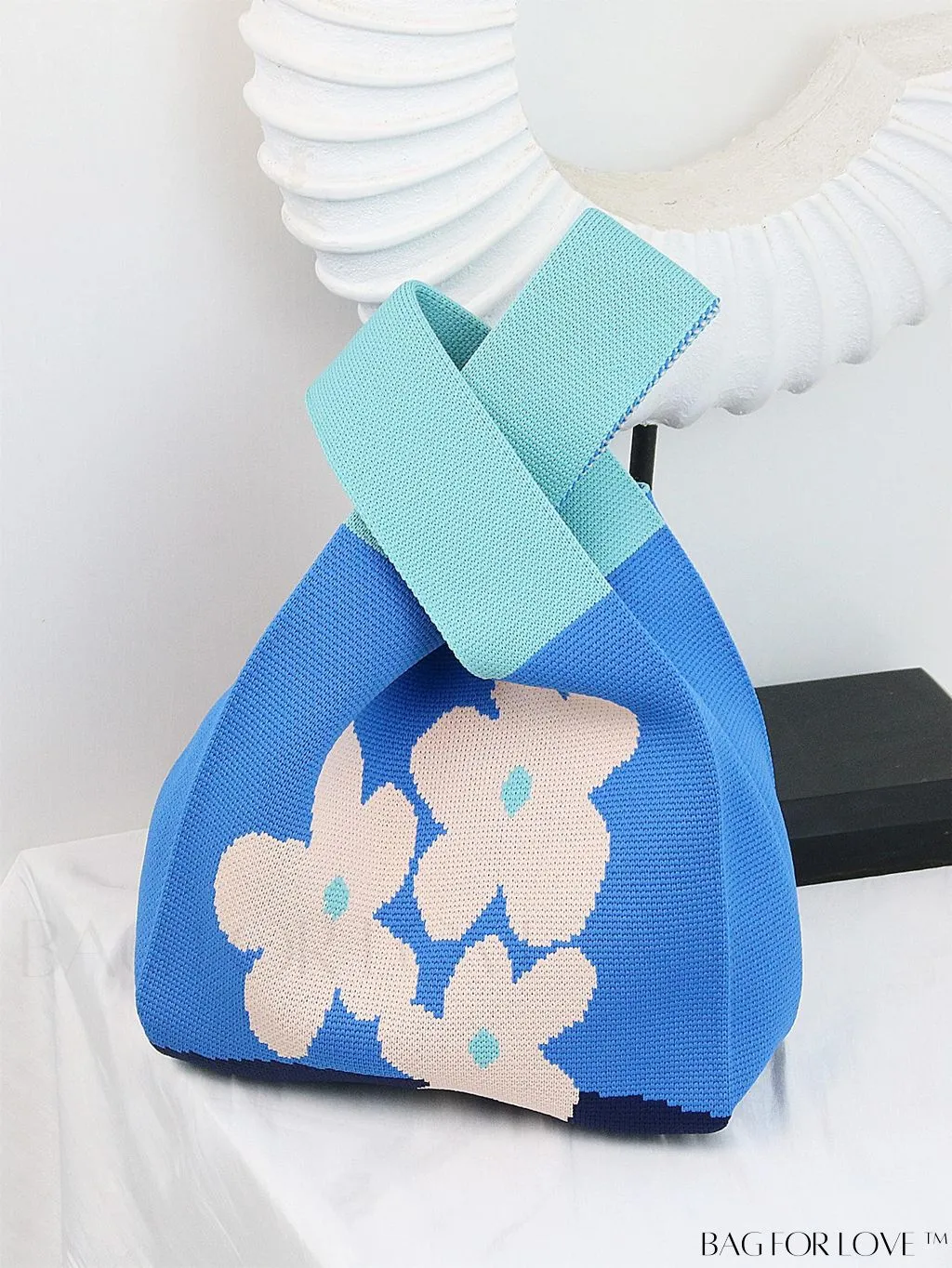 BagForLove - Stylish Striped Knitted Handbag: Colorful and Unique Pattern, Perfect for Beach Vacation, Womens Fashion