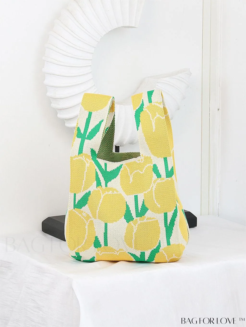 BagForLove - Stylish Striped Knitted Handbag: Colorful and Unique Pattern, Perfect for Beach Vacation, Womens Fashion