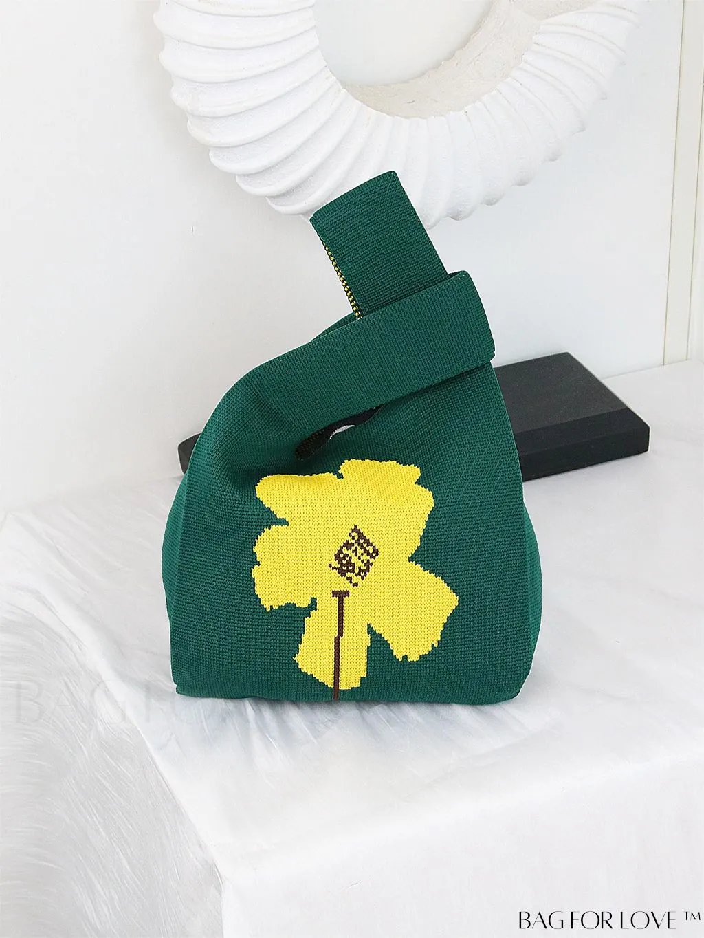 BagForLove - Stylish Striped Knitted Handbag: Colorful and Unique Pattern, Perfect for Beach Vacation, Womens Fashion