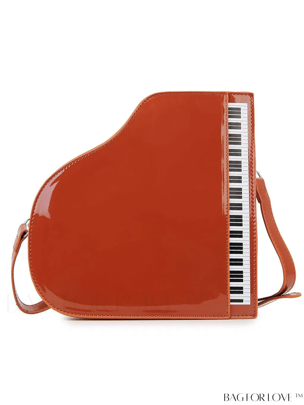 BagForLove - Womens Vintage Piano Style Crossbody Bag: Elegant and Novelty Shoulder Handbag