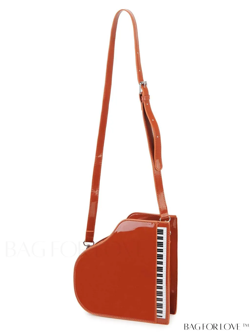 BagForLove - Womens Vintage Piano Style Crossbody Bag: Elegant and Novelty Shoulder Handbag