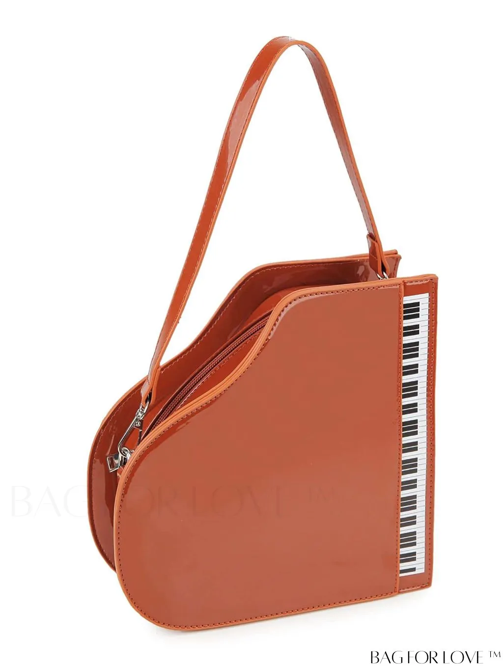 BagForLove - Womens Vintage Piano Style Crossbody Bag: Elegant and Novelty Shoulder Handbag