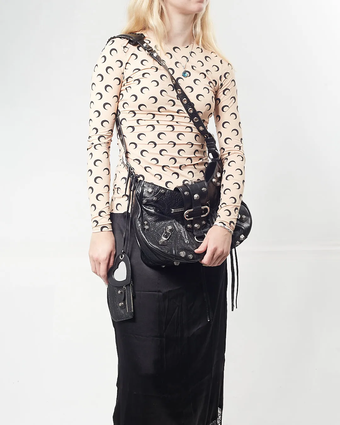 Balenciaga Black Medium Le Cagole Shoulder Bag
