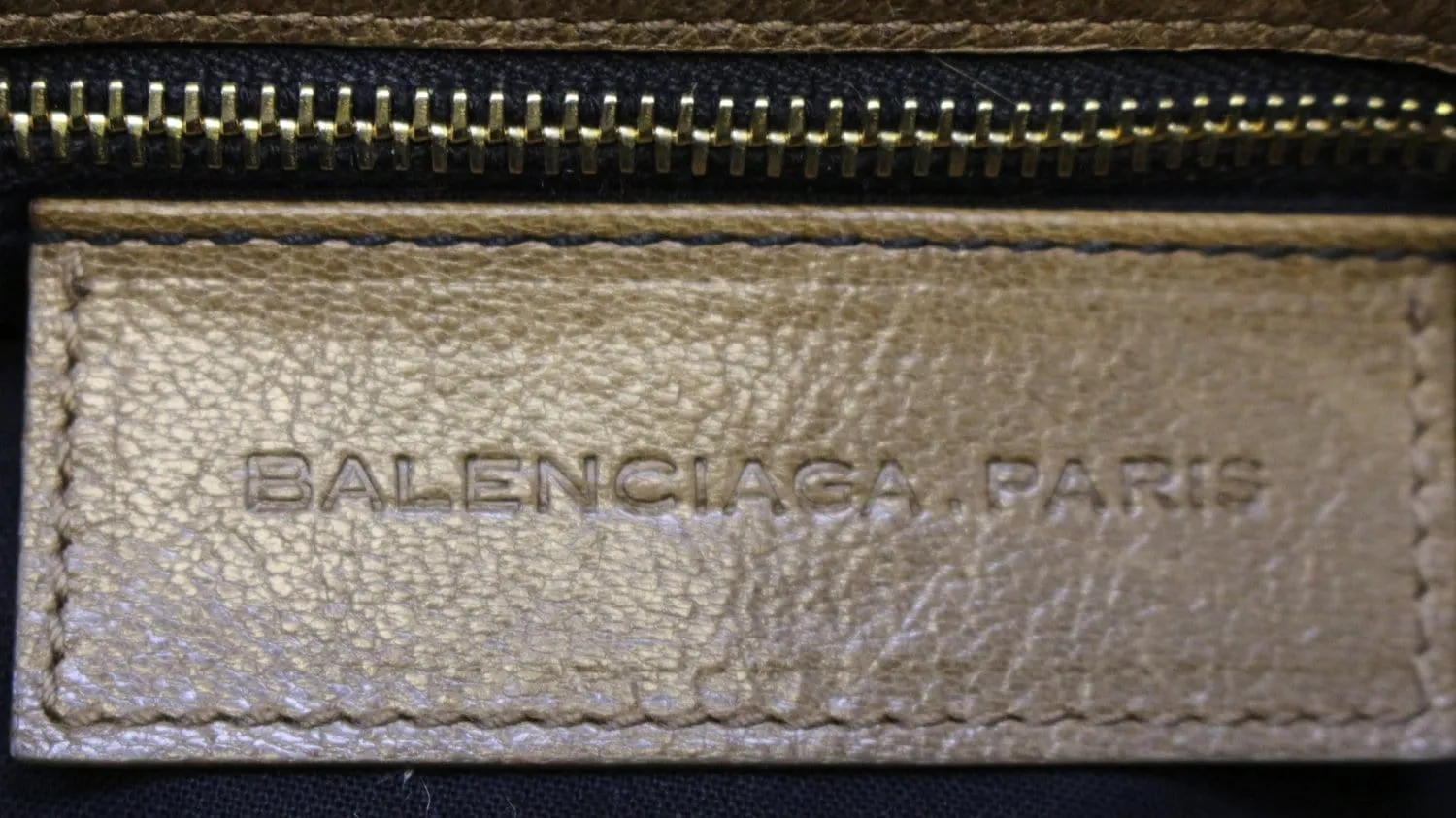 BALENCIAGA Camel Luna Brown Leather Satchel Bag - Final Call