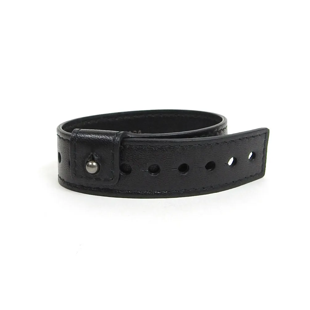 Balenciaga Leather Logo Bracelet