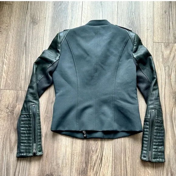 BCBGMAXAZRIA Fern Ava Moto Jacket | XS