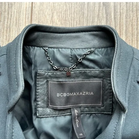 BCBGMAXAZRIA Fern Ava Moto Jacket | XS