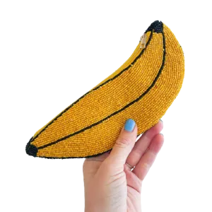 Beaded Banana Pouch