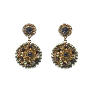 Beaded Drop Post Earrings