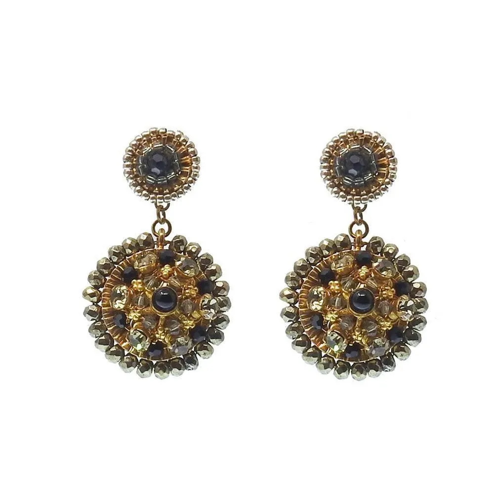 Beaded Drop Post Earrings
