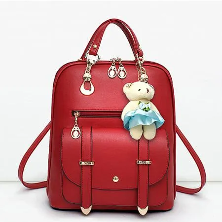 Beaded Leather Shoulder Bag for Women