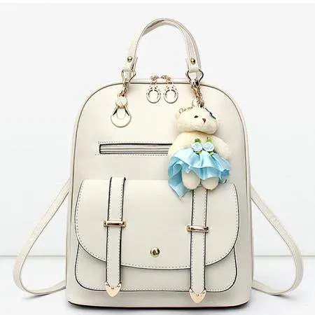 Beaded Leather Shoulder Bag for Women