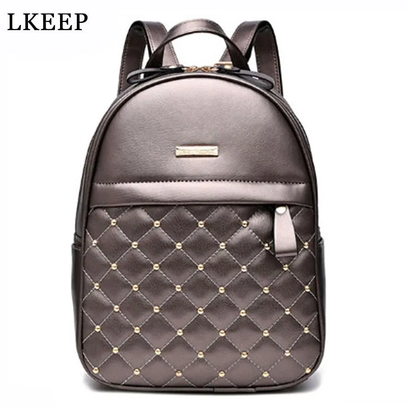 Beaded Leather Shoulder Bag for Women