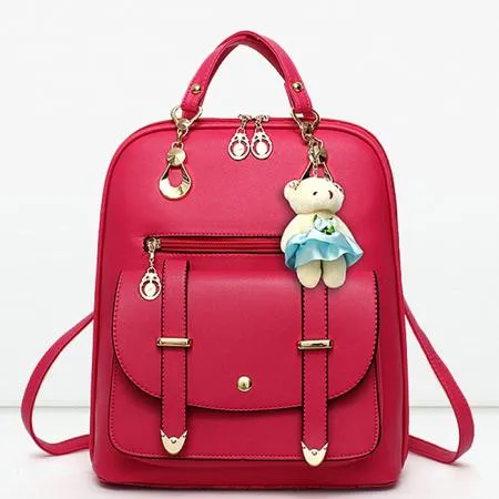 Beaded Leather Shoulder Bag for Women
