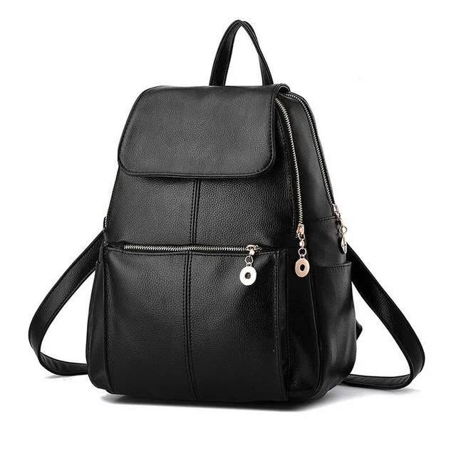 Beaded Leather Shoulder Bag for Women