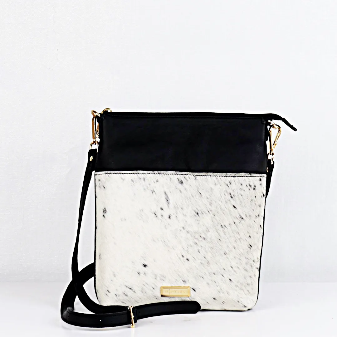 Belina Nguni Leather Crossbody