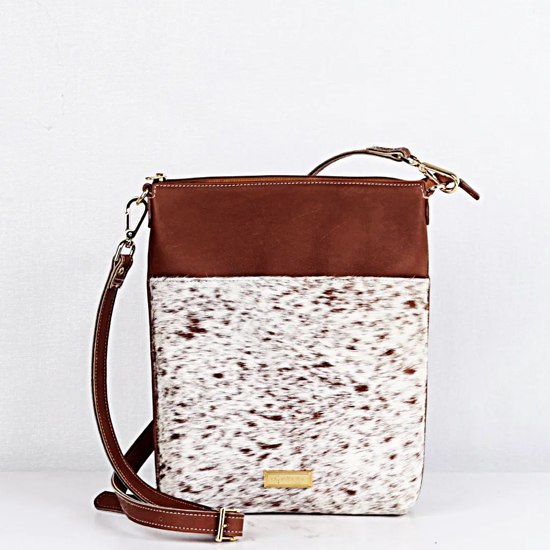 Belina Nguni Leather Crossbody