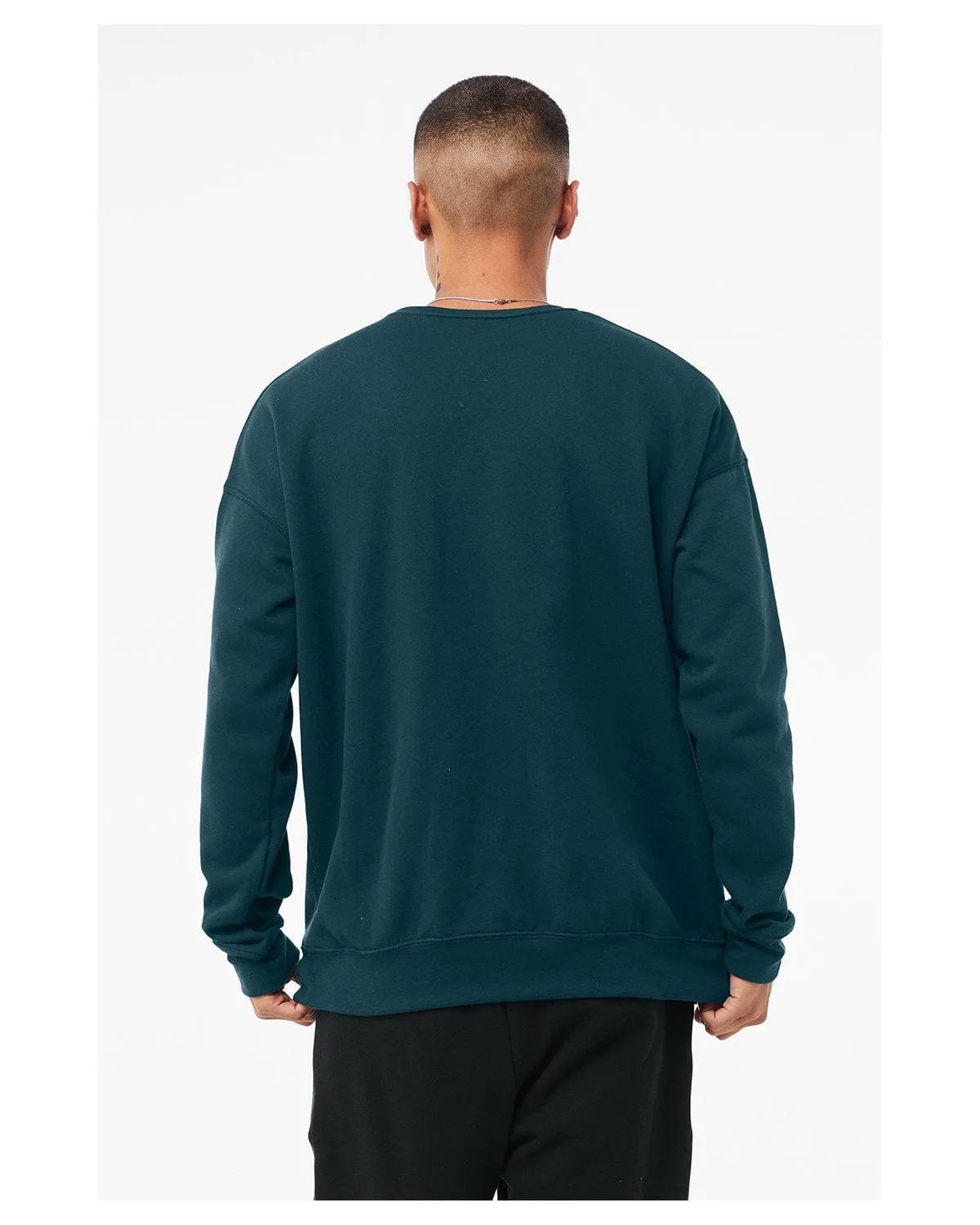 Bella Canvas Unisex Drop Shoulder Fleece Crewneck Sweatshirt | Atlantic