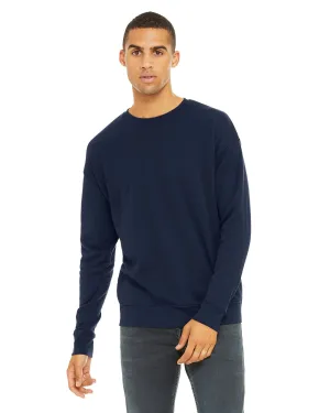 Bella Canvas Unisex Drop Shoulder Fleece Crewneck Sweatshirt | Navy