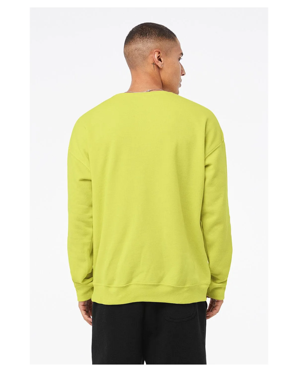 Bella Canvas Unisex Drop Shoulder Fleece Crewneck Sweatshirt | Strobe