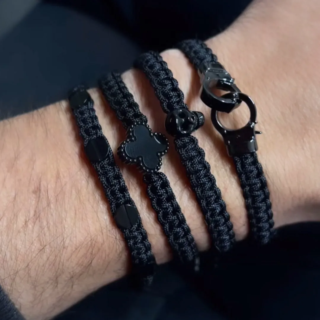 Black Black Polyester Combination.