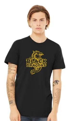 Black Dragons Bella Canvas Ringspun Cotton Tee