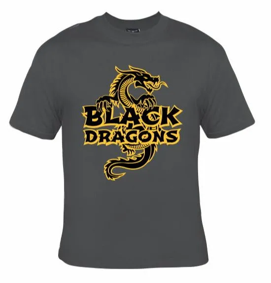 Black Dragons Bella Canvas Ringspun Cotton Tee