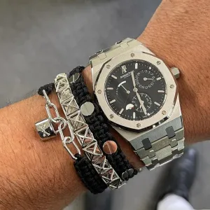 Black Silver Combination