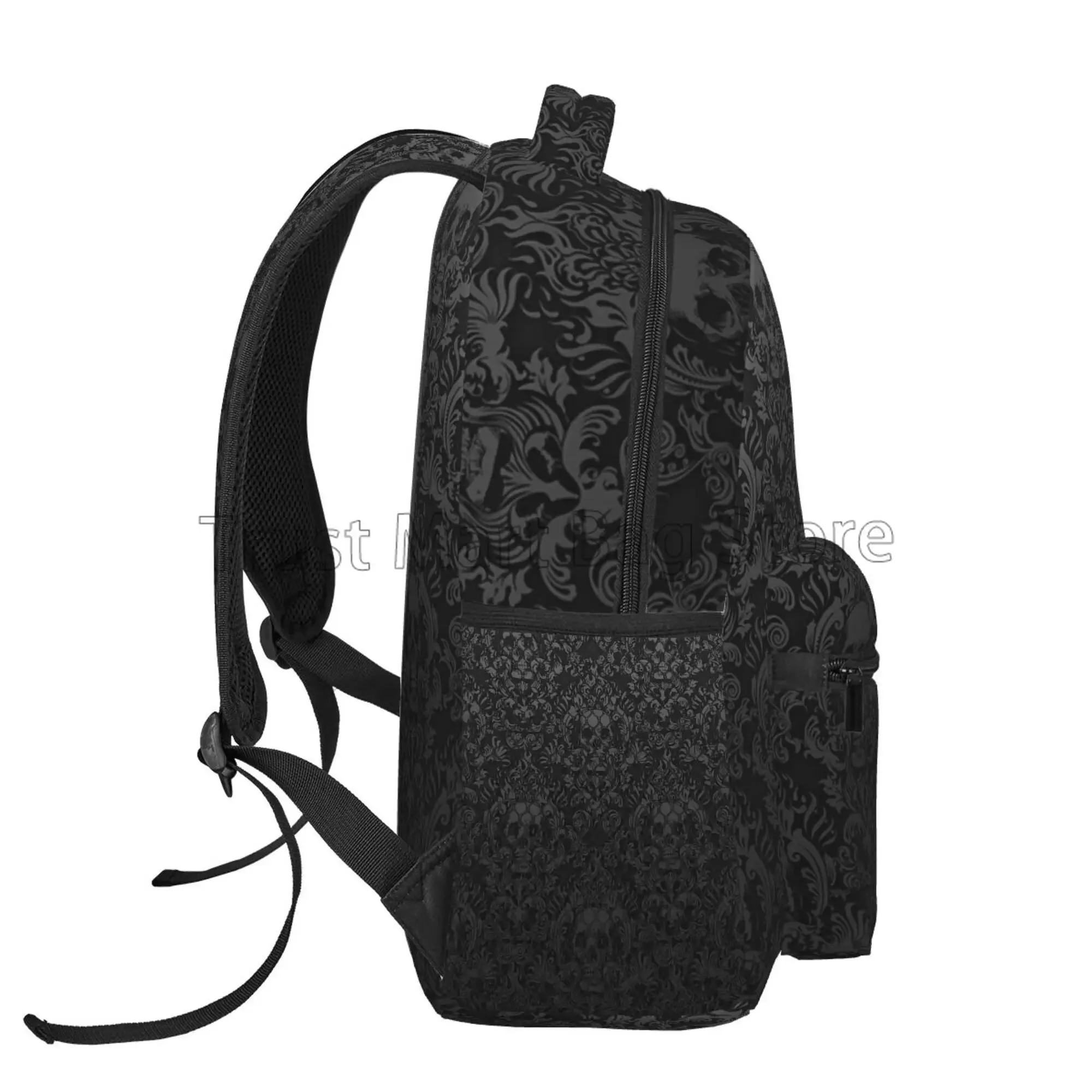 Black Skull Canvas Bag pack
