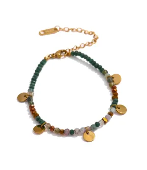 Boho & Mala Mini Mix Stone Beaded Bracelet DCB1049