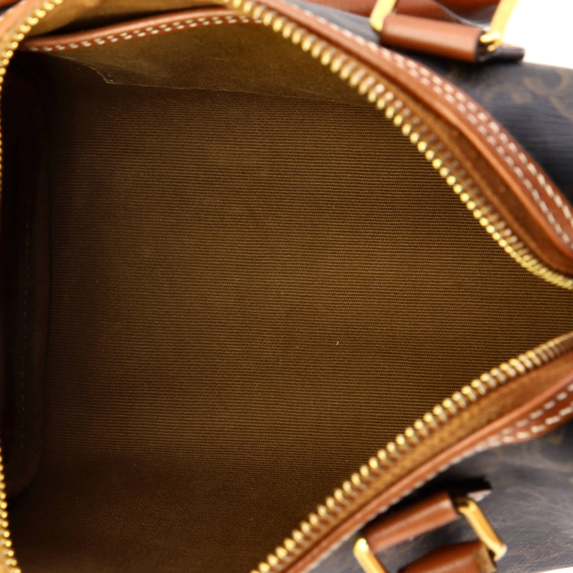 Boston Bag Triomphe Coated Canvas Small