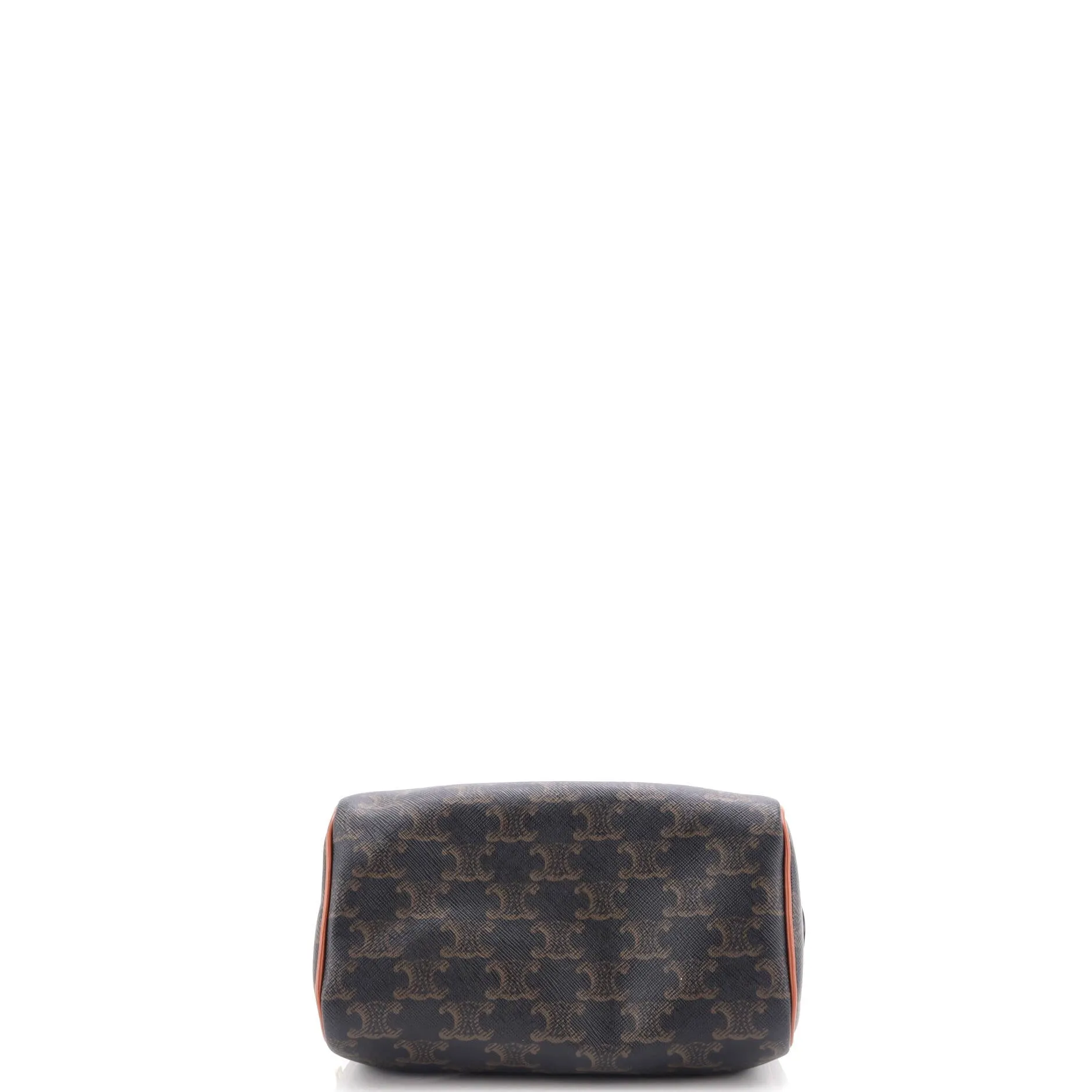 Boston Bag Triomphe Coated Canvas Small