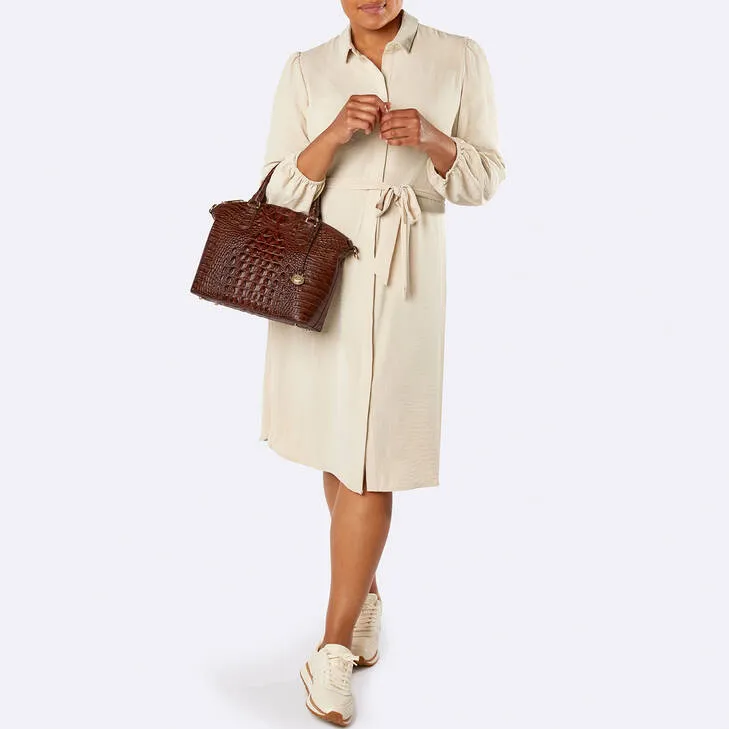 Brahmin Melbourne Collection Duxbury Satchel, Black