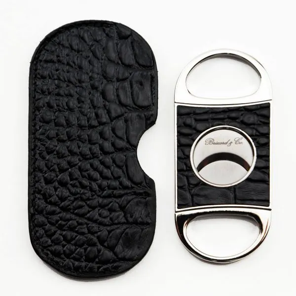 Brizard and Co. Double Guillotine Series 2 Cutter - Croco Pattern Black